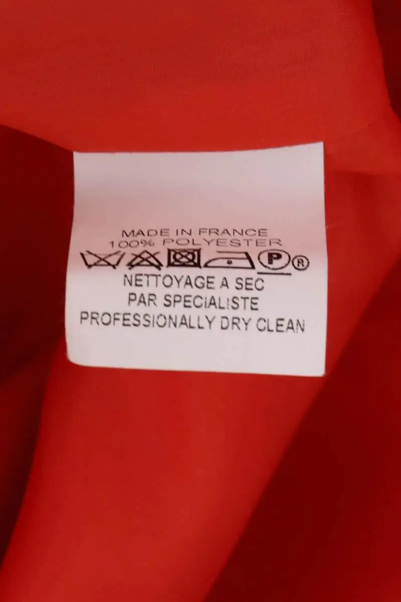 Robe Courrèges Rouge en Synthétique