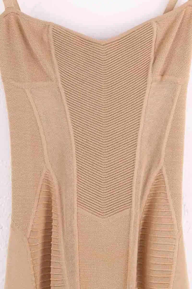 Robe de cérémonie Dsquared2 Camel en Synthétique