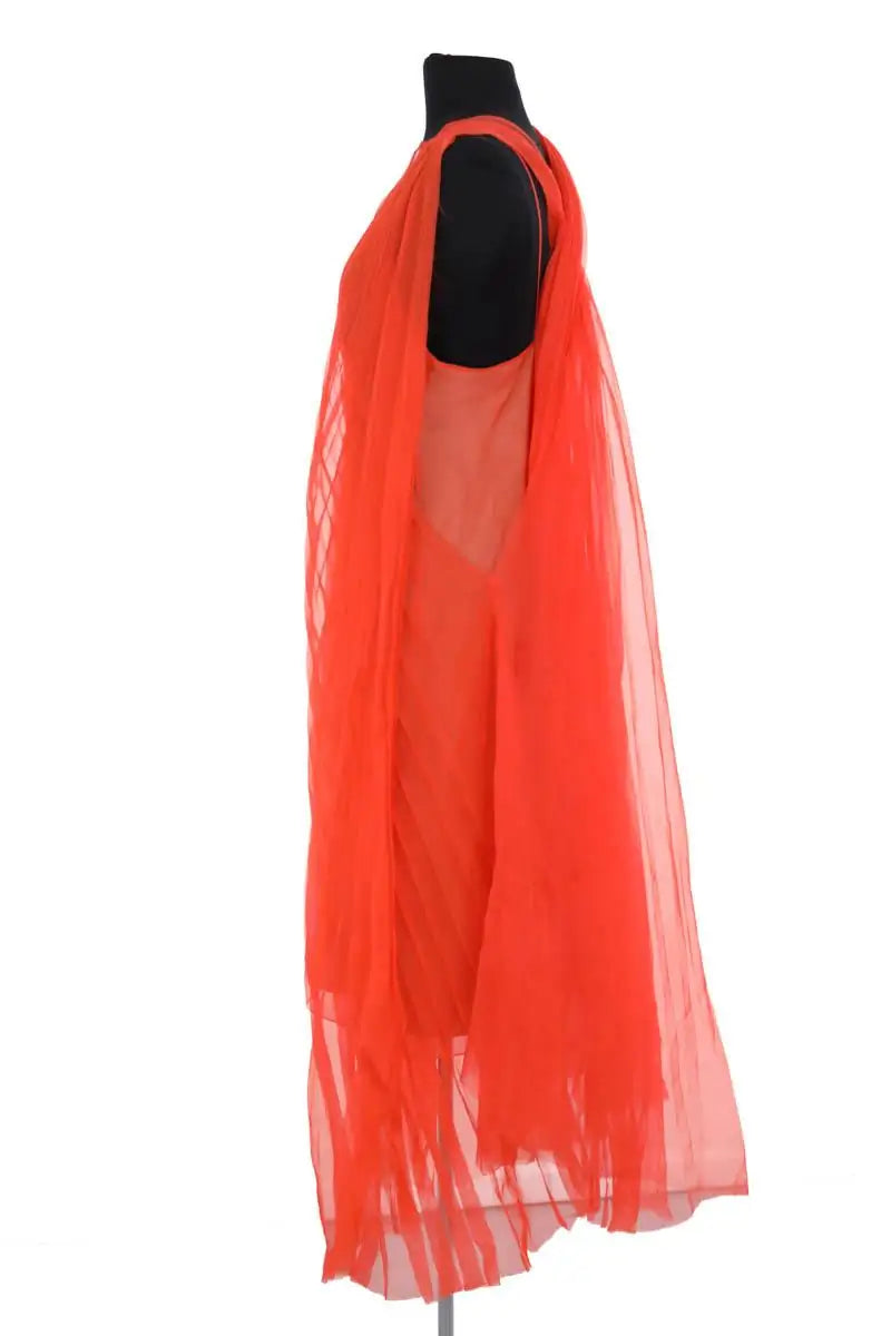 Robe de cérémonie Lanvin Orange en Soie