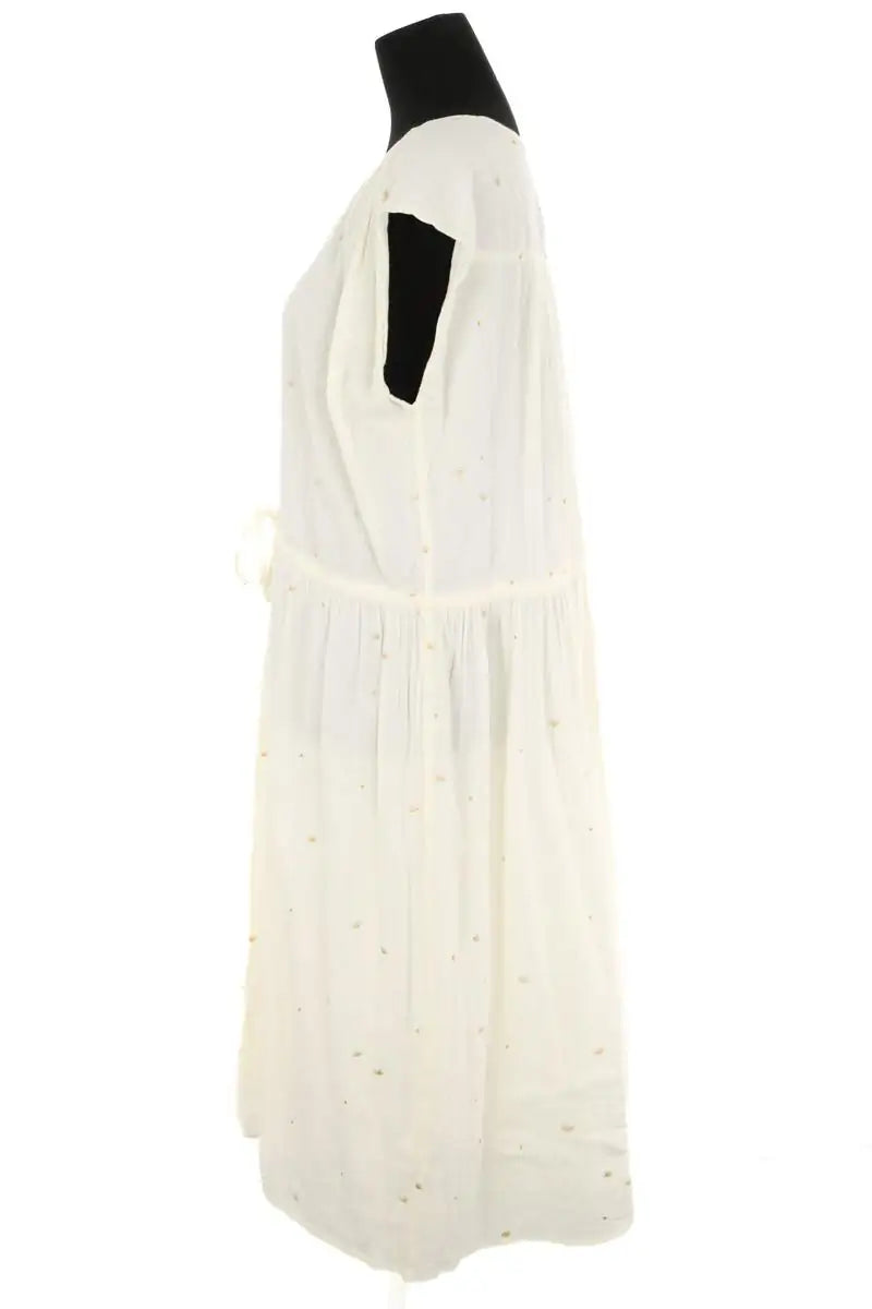 Robe Des Petits Hauts Beige en Coton