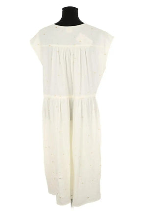 Robe Des Petits Hauts Beige en Coton
