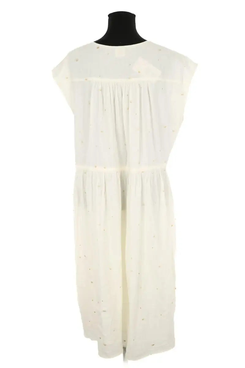 Robe Des Petits Hauts Beige en Coton