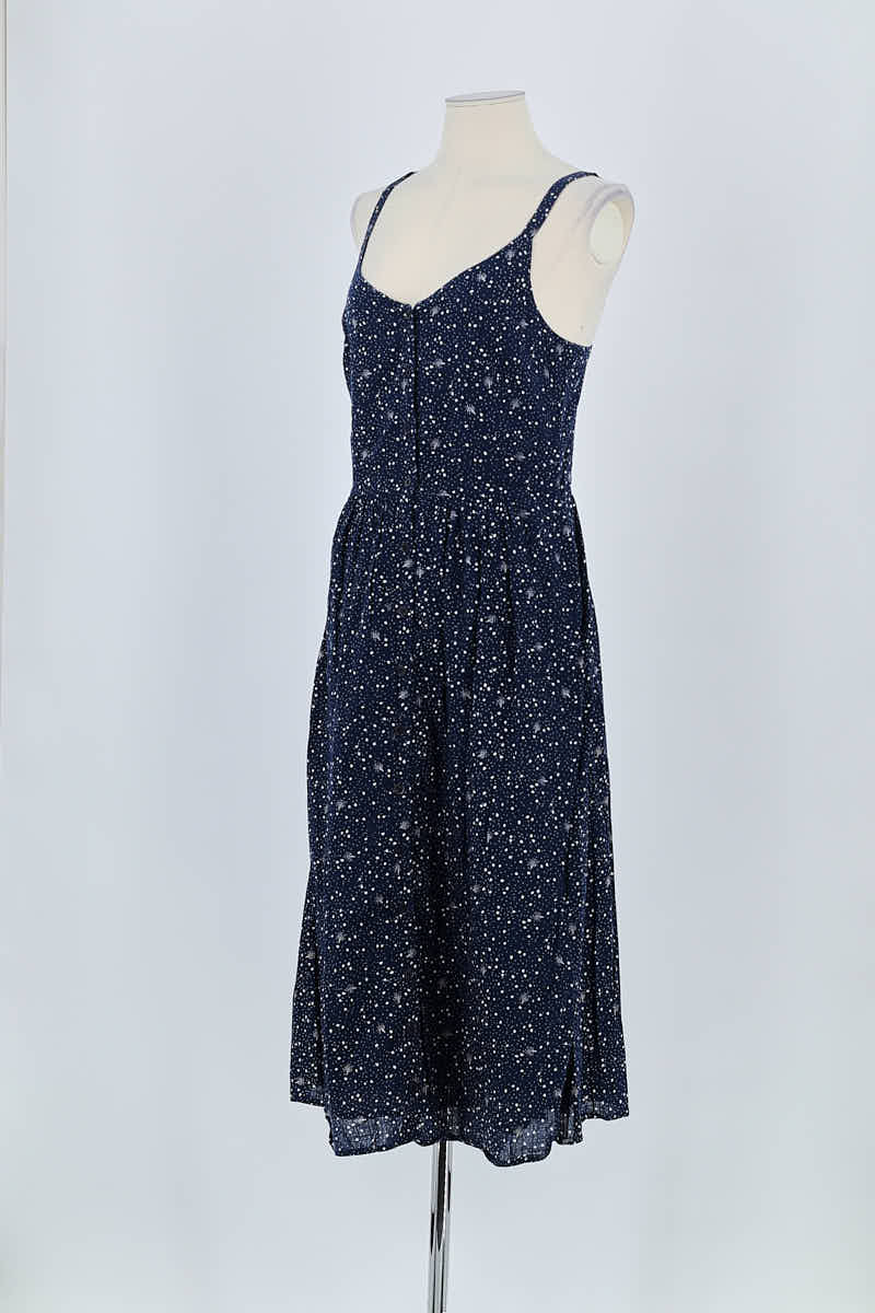 Robe Des Petits Hauts Bleu en Coton