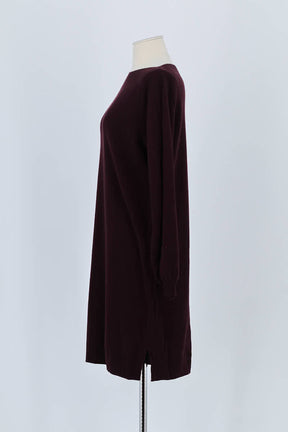Robe Des Petits Hauts Bordeaux en Laine