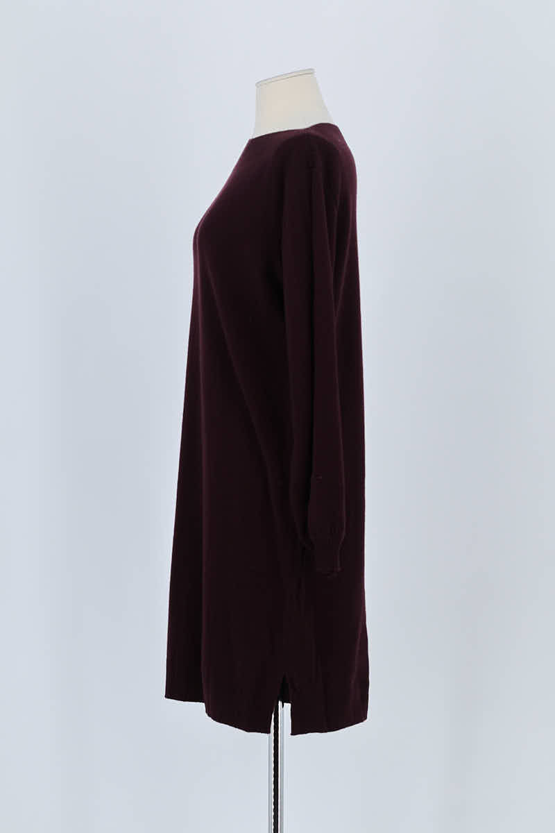 Robe Des Petits Hauts Bordeaux en Laine