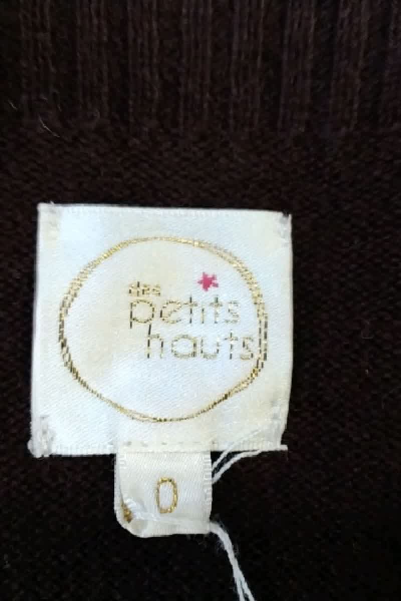 Robe Des Petits Hauts Bordeaux en Laine