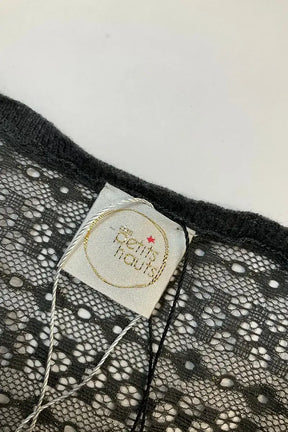 Robe Des Petits Hauts Gris en Coton