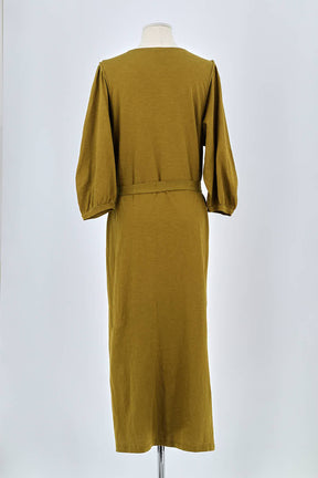 Robe Des Petits Hauts Kaki en Coton