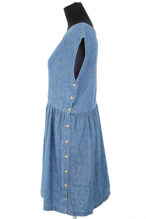 Robe Des Petits Hauts Leontine Bleu en Coton