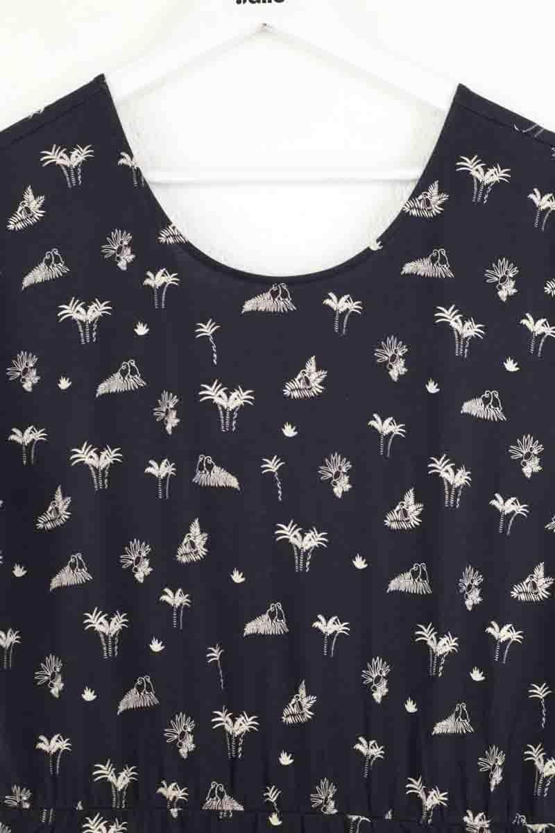 Robe Des Petits Hauts Marine en Coton