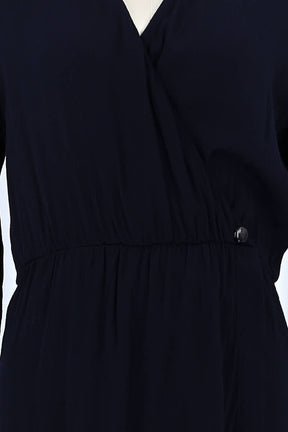 Robe Des Petits Hauts Marine en Viscose