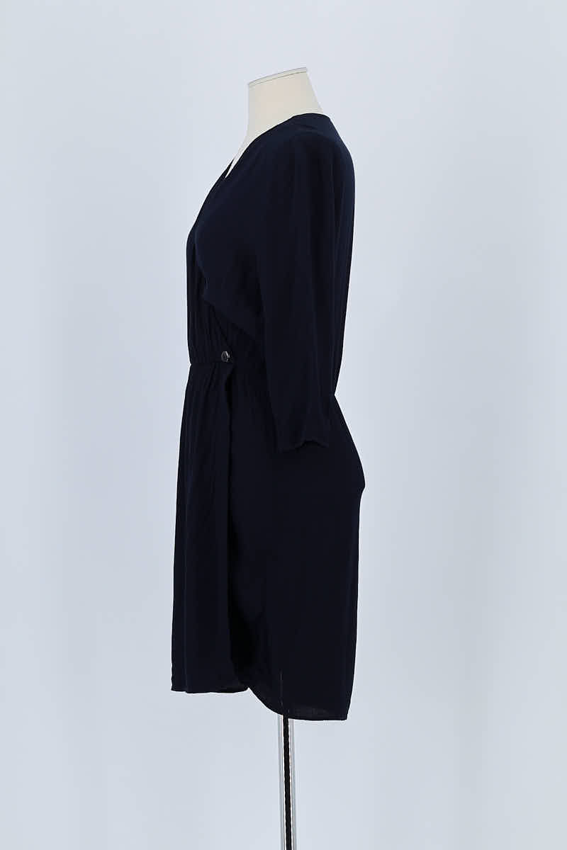 Robe Des Petits Hauts Marine en Viscose