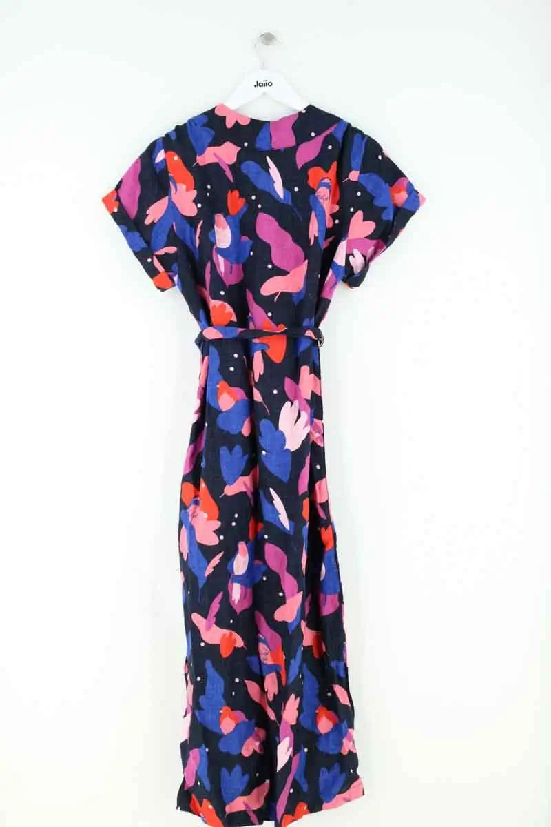 Robe Des Petits Hauts Multicolore en Lin