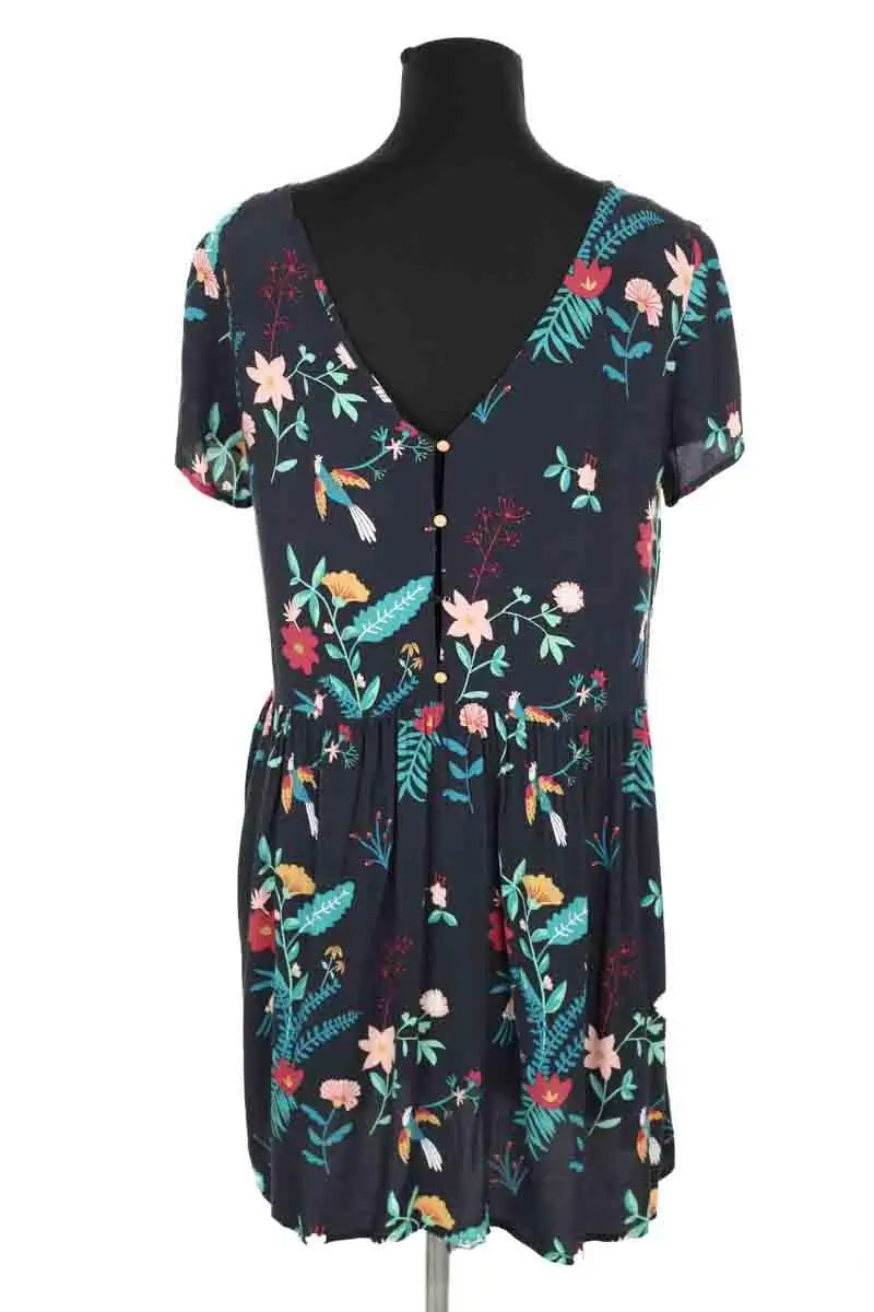 Robe Des Petits Hauts Multicolore en Viscose