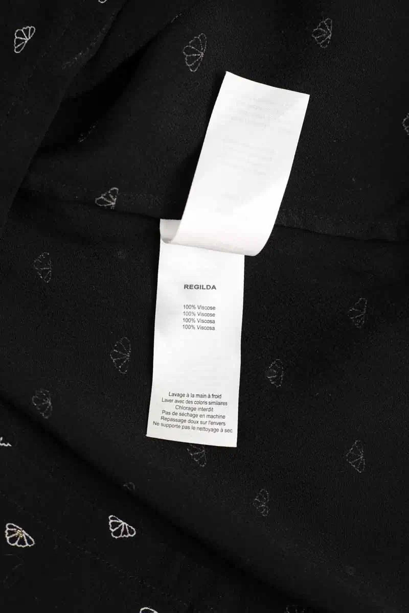 Robe Des Petits Hauts Noir en Viscose