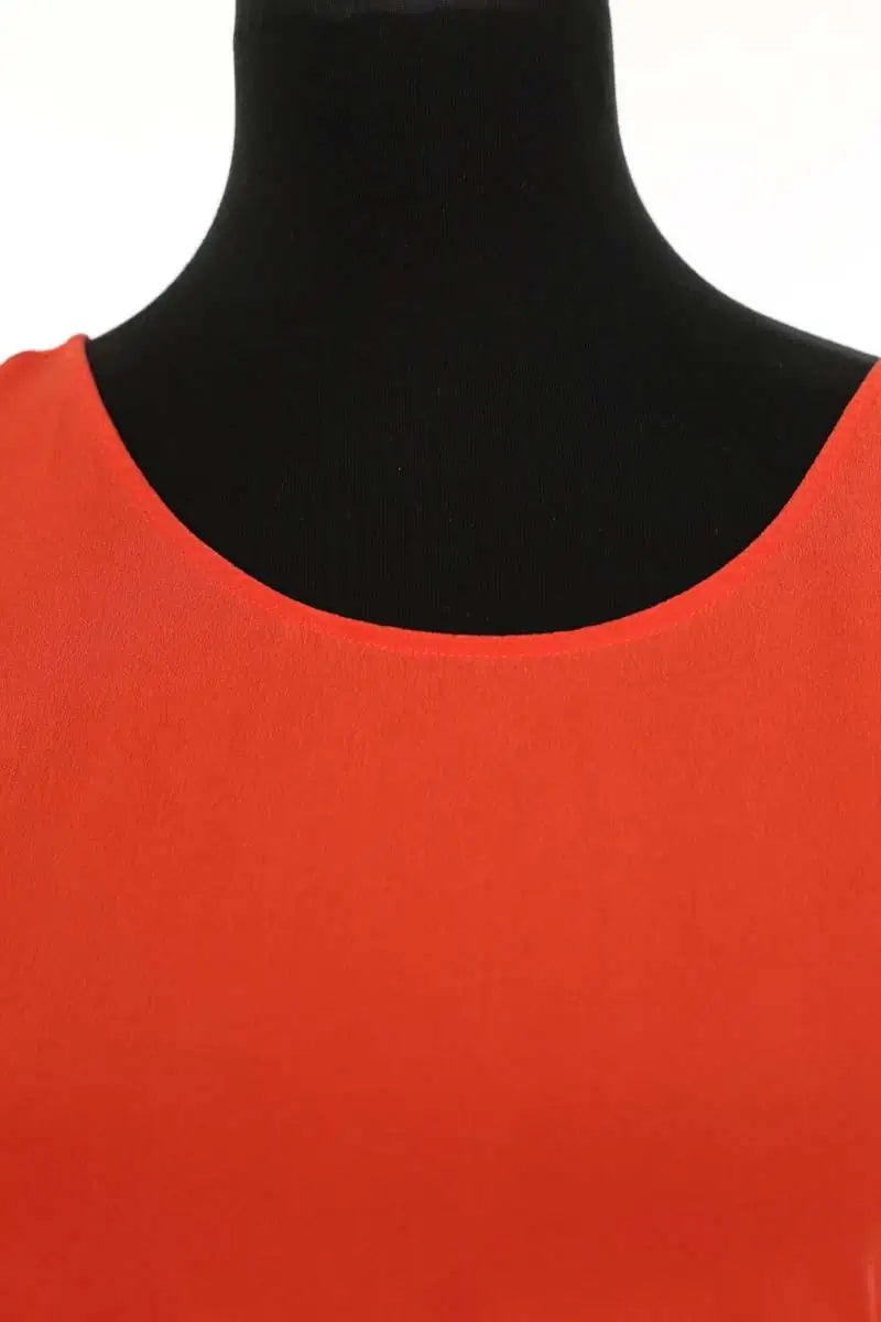 Robe Des Petits Hauts Orange en Soie