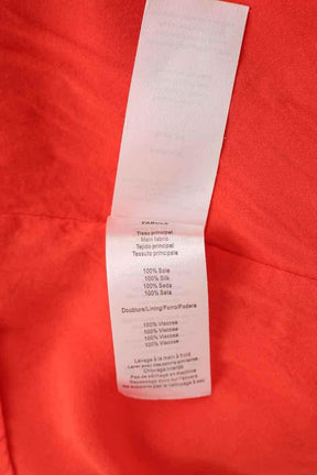 Robe Des Petits Hauts Orange en Soie