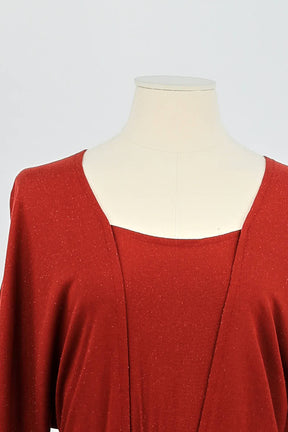 Robe Des Petits Hauts Rouge en Viscose