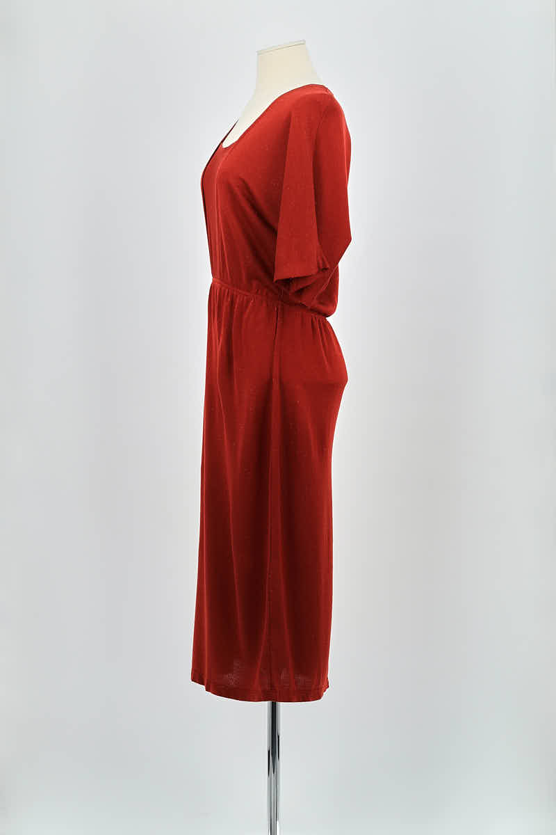 Robe Des Petits Hauts Rouge en Viscose