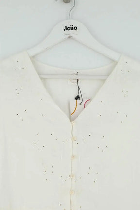 Robe Des Petits Hauts Sabano Blanc en Coton