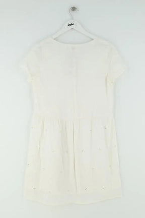 Robe Des Petits Hauts Sabano Blanc en Coton