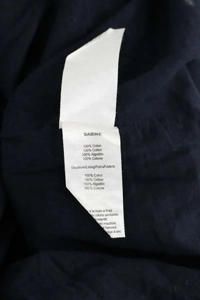 Robe Des Petits Hauts Sabine Marine en Coton