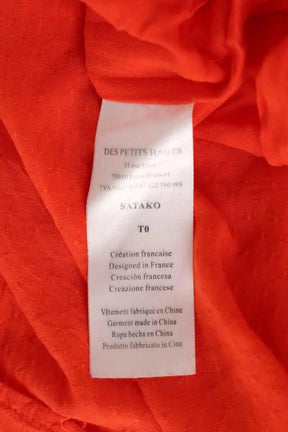Robe Des Petits Hauts Satako Orange en Synthétique