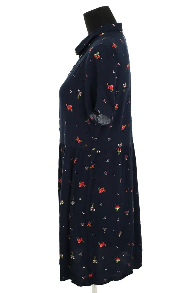Robe Des Petits Hauts Verinette Bleu en Viscose