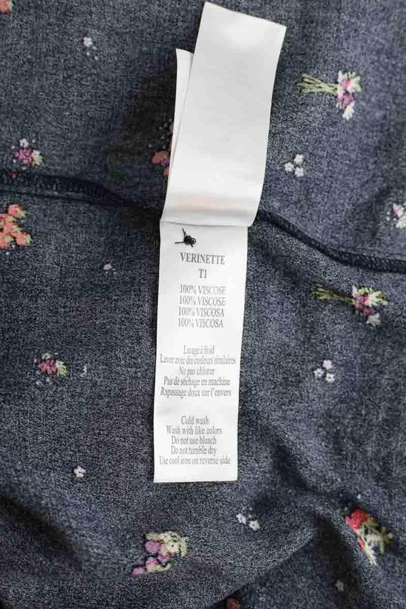 Robe Des Petits Hauts Verinette Bleu en Viscose