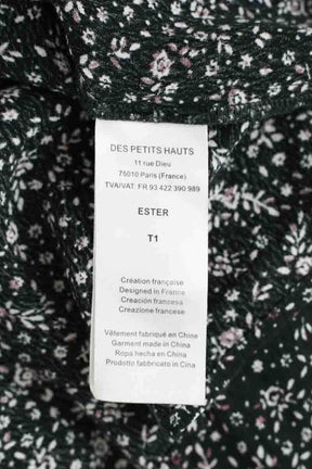 Robe Des Petits Hauts Vert en Viscose