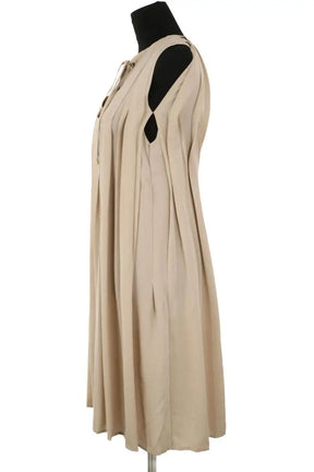Robe Diane Von Furstenberg Beige en Synthétique