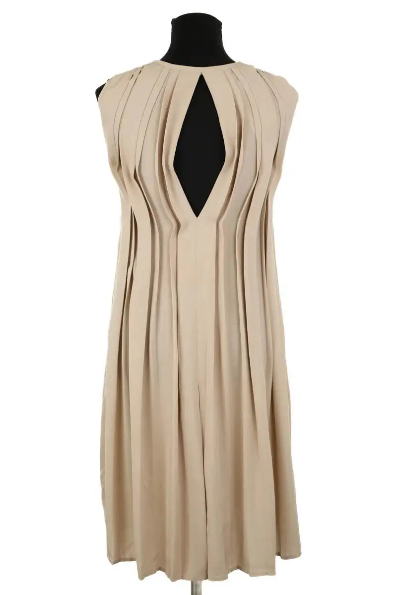 Robe Diane Von Furstenberg Beige en Synthétique