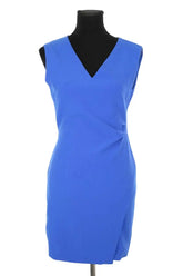 Robe Diane Von Furstenberg Bleu en Polyester, taille XS - Seconde Main