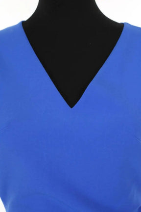 Robe Diane Von Furstenberg Bleu en Polyester