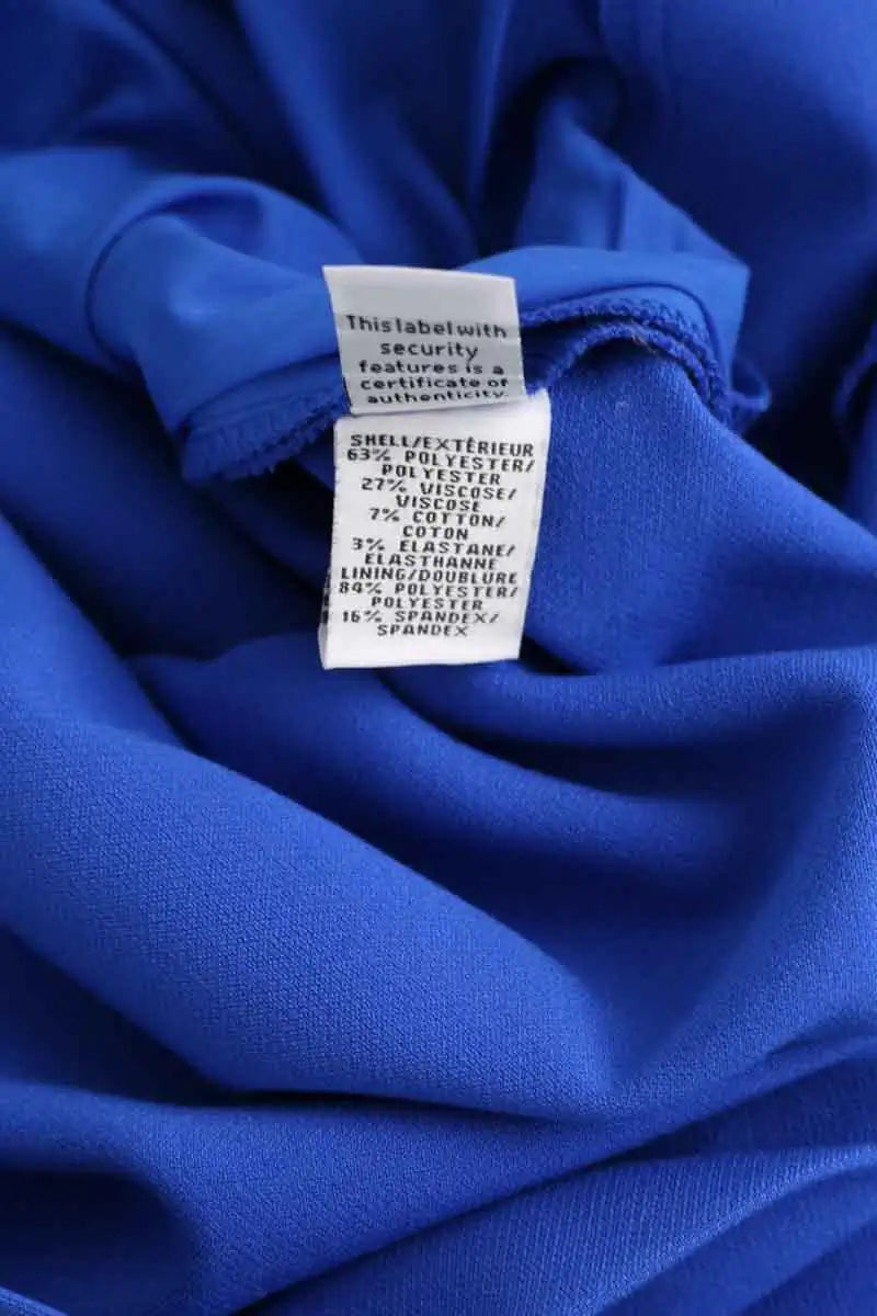 Robe Diane Von Furstenberg Bleu en Polyester