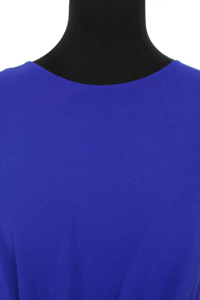 Robe Diane Von Furstenberg Bleu en Soie
