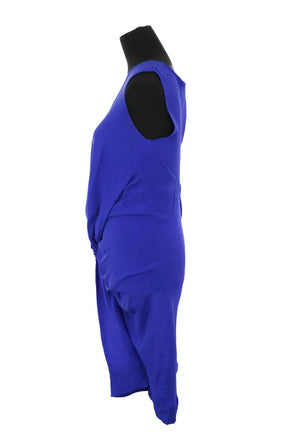 Robe Diane Von Furstenberg Bleu en Soie