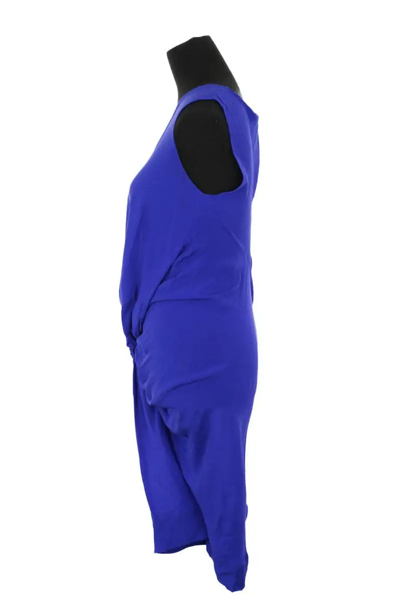 Robe Diane Von Furstenberg Bleu en Soie