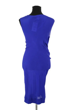 Robe Diane Von Furstenberg Bleu en Soie