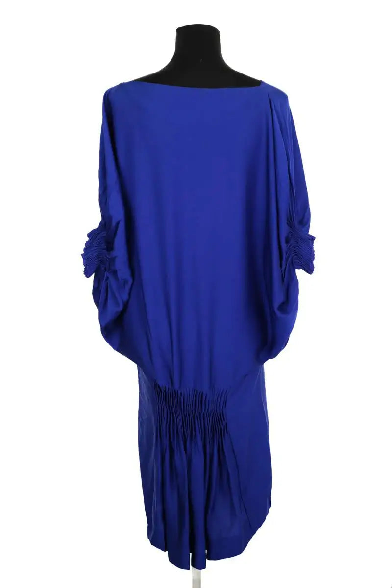 Robe Diane Von Furstenberg Bleu en Soie