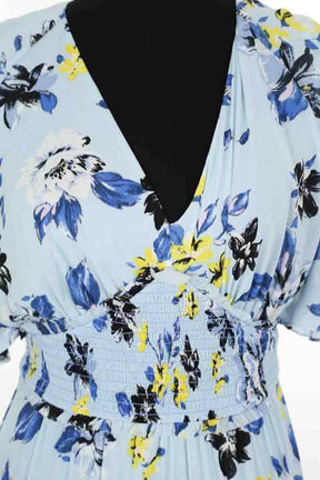 Robe Diane Von Furstenberg Bleu en Synthétique