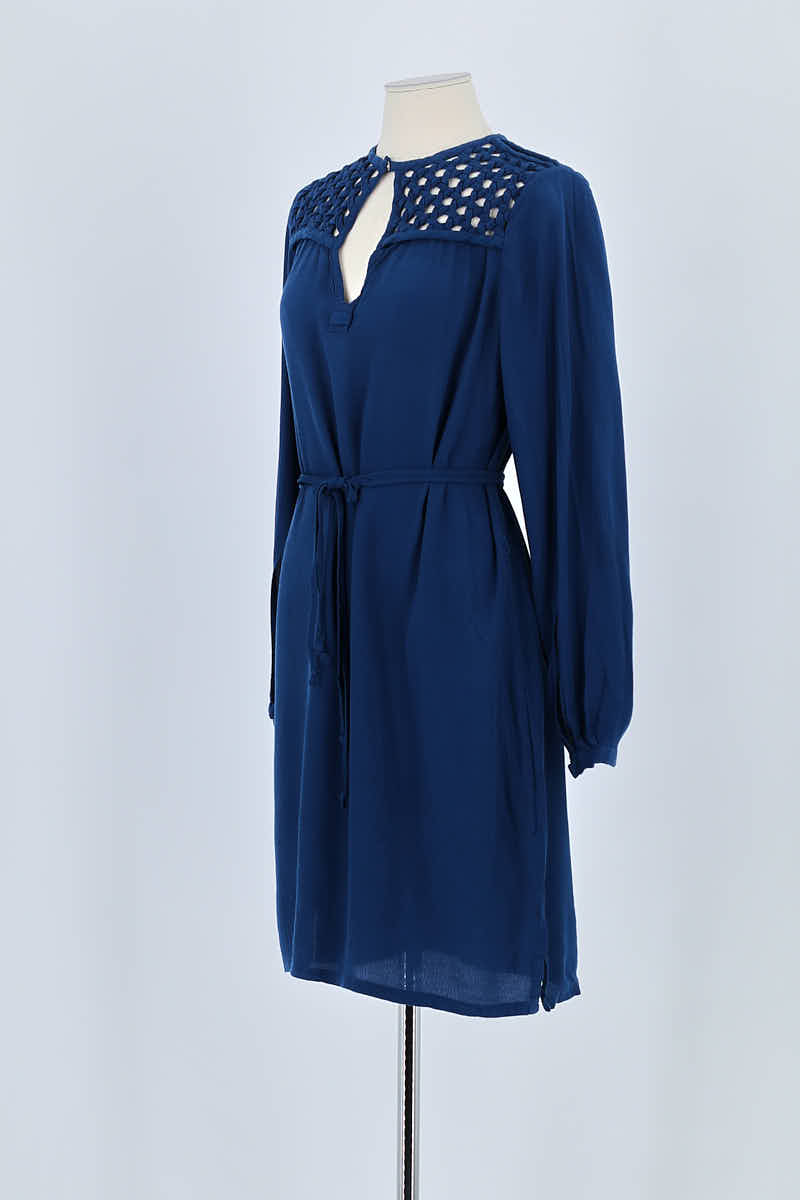 Robe Diane Von Furstenberg Bleu en Viscose