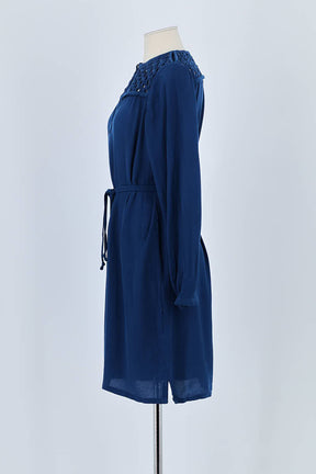 Robe Diane Von Furstenberg Bleu en Viscose