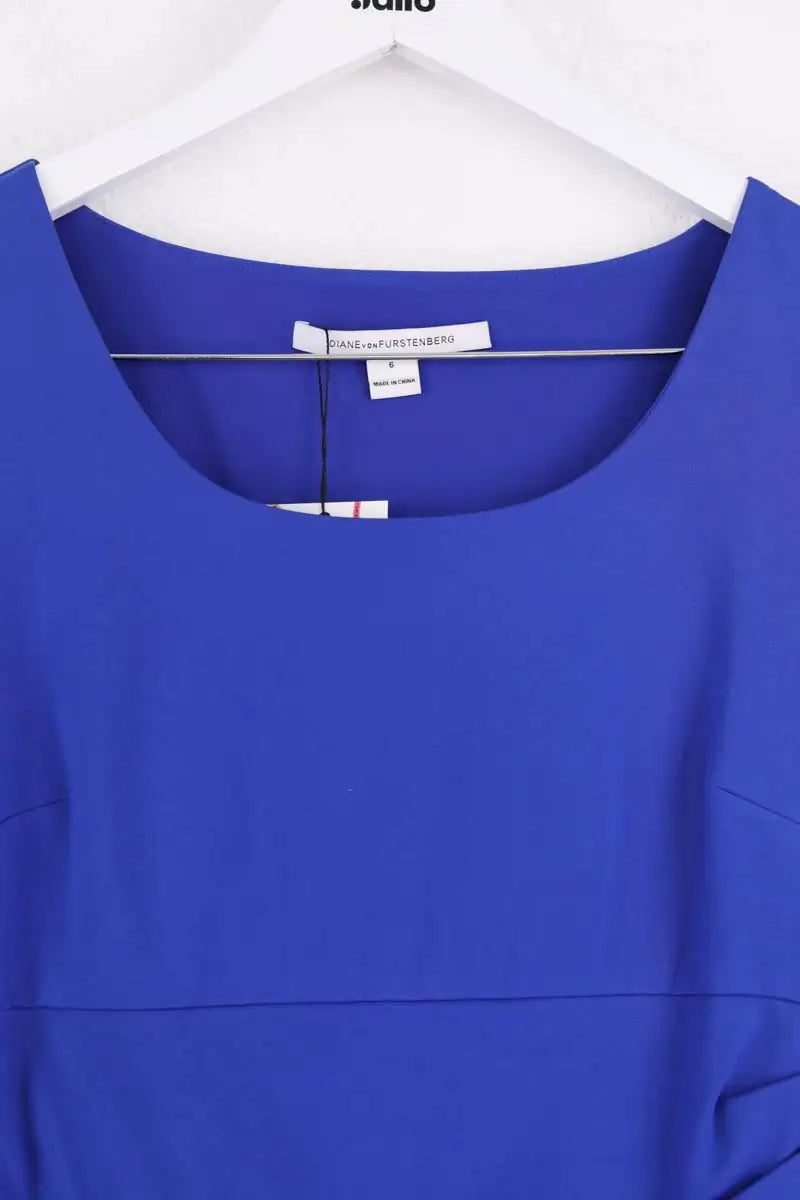 Robe Diane Von Furstenberg Bleu en Viscose