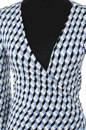Robe Diane Von Furstenberg Bleu en Viscose