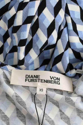 Robe Diane Von Furstenberg Bleu en Viscose