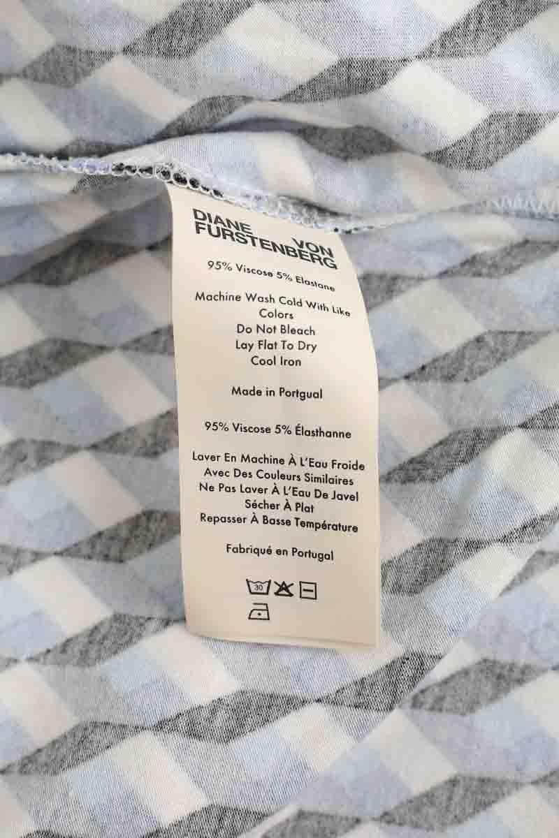 Robe Diane Von Furstenberg Bleu en Viscose