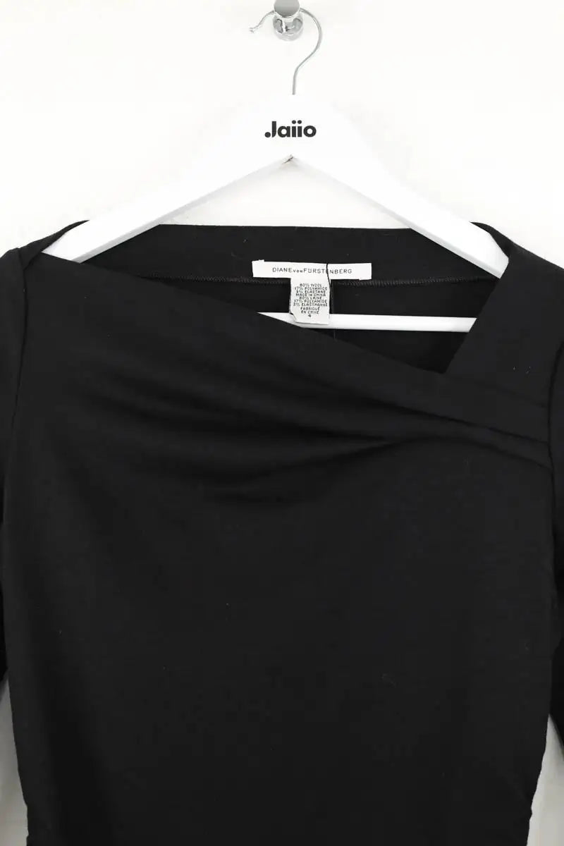 Robe Diane Von Furstenberg Noir en Laine