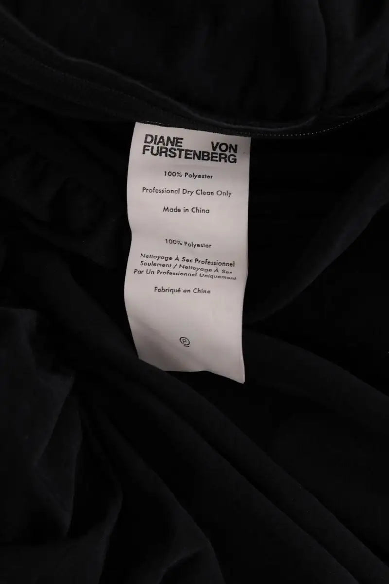 Robe Diane Von Furstenberg Noir en Synthétique