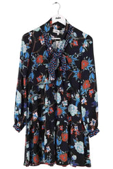 Robe Diane Von Furstenberg Noir en Synthétique, taille M - Seconde Main